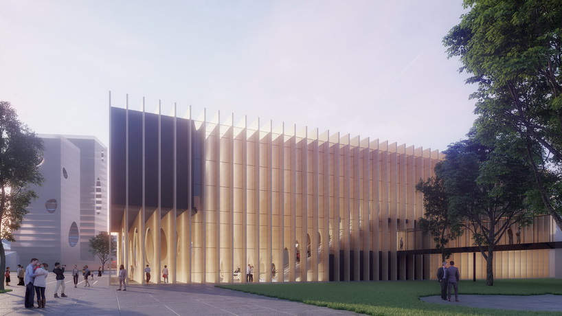 3GATTI's museum proposal in finland aims to be a landmark with its giant wooden blades