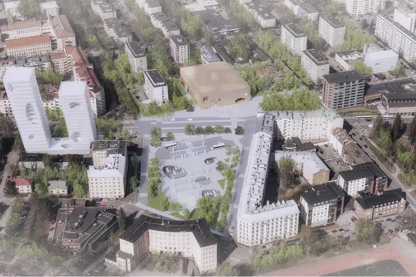 3GATTI's museum proposal in finland aims to be a landmark with its giant wooden blades