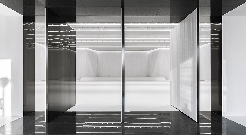 architecture school transforms old museum into a multifunctional futuristic space in beijing