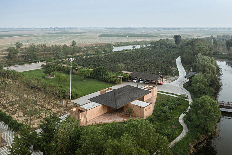 αρχιτεκτονική-αυλή-βίλα-hebei-china-07-25-2019-designboom