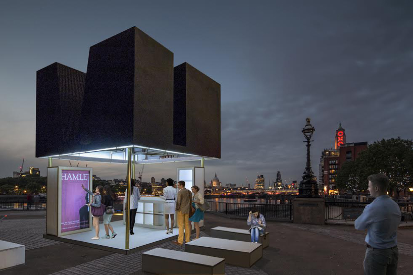 just a black box transforms from street furniture into kiosk