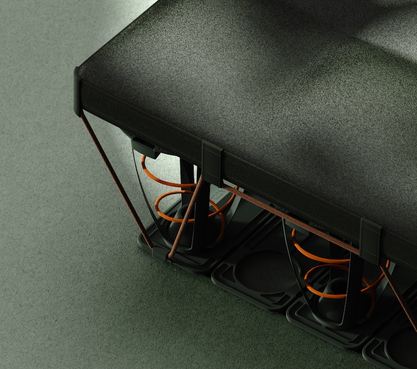 inflatable pads with coil modules build up foam-free mazzu camping mattress by layer