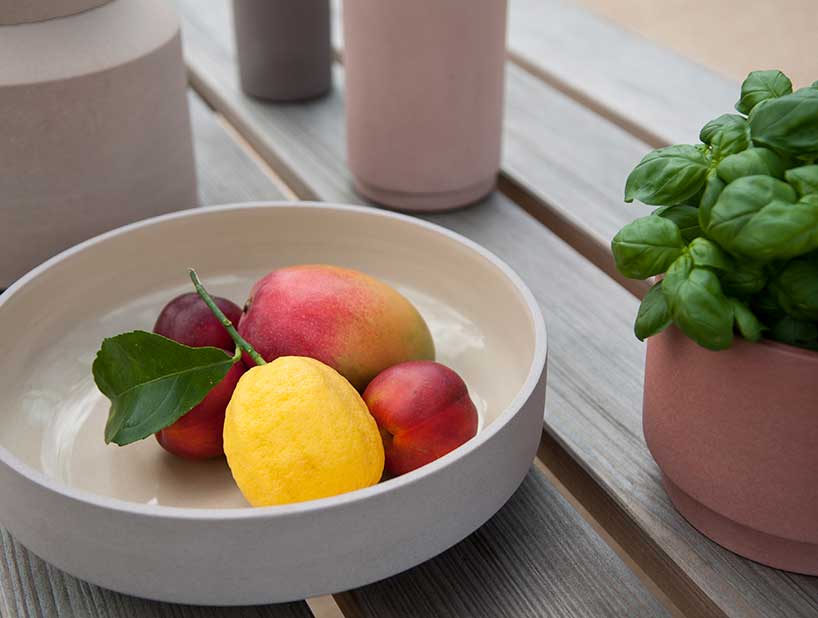 lorena d&auml;hler explores regional stone-pigments in cuntrada collection