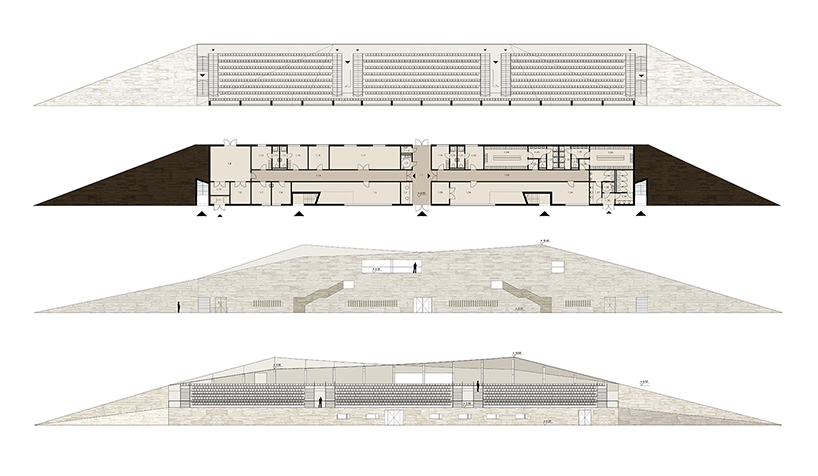 mateusz tanski jaworzno sports center poland designboom