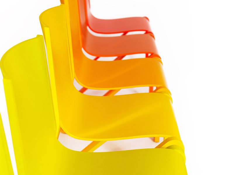 o4i creates colorful zesty stackable chair for plycollection