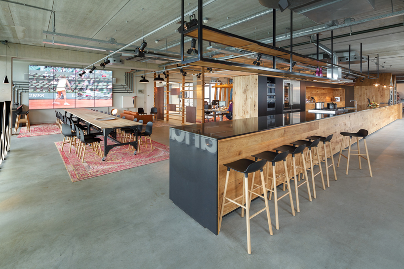 d+z architecten transforms warehouse into homey office in amsterdam