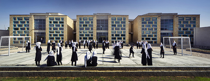 gohar khatoon girls school mazar-i-sharif afghanistan designboom