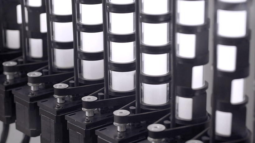 onformative's kinetic light sculpture reveals the beauty hidden within a basic algorithm