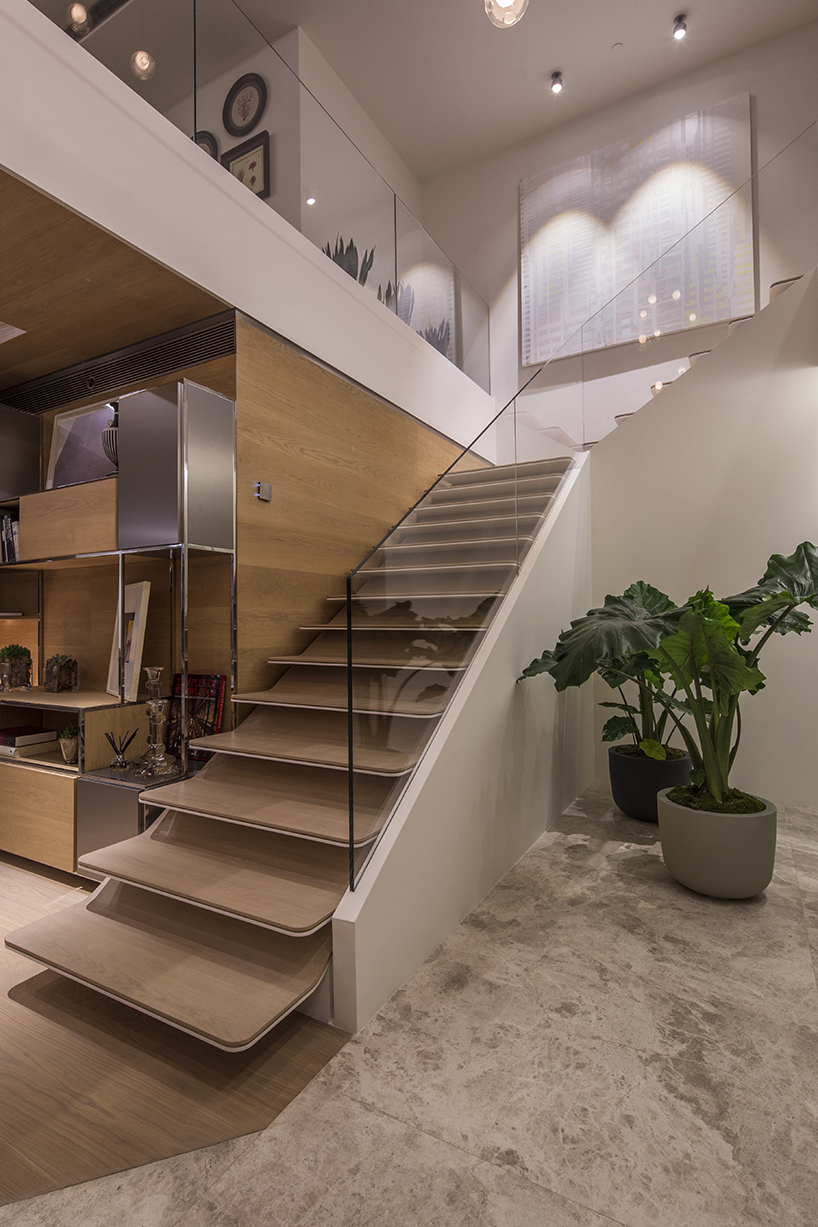 fields completes bespoke interior of a split level apartment in istanbul