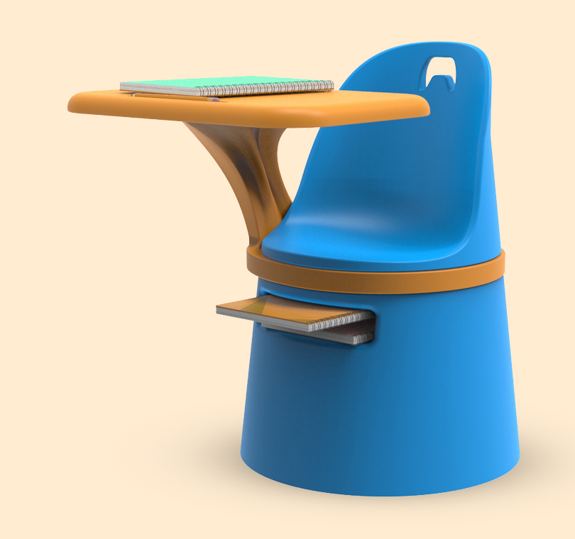 Stackable student online desks