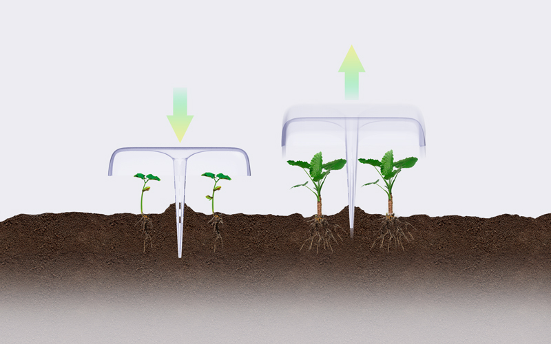 AGRODOME is a modular and breathable micro-environment for crops