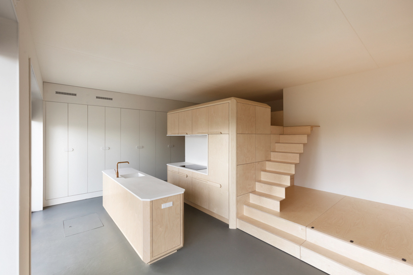 heren 5 designs a 45 sqm timber loft in amsterdam designboom