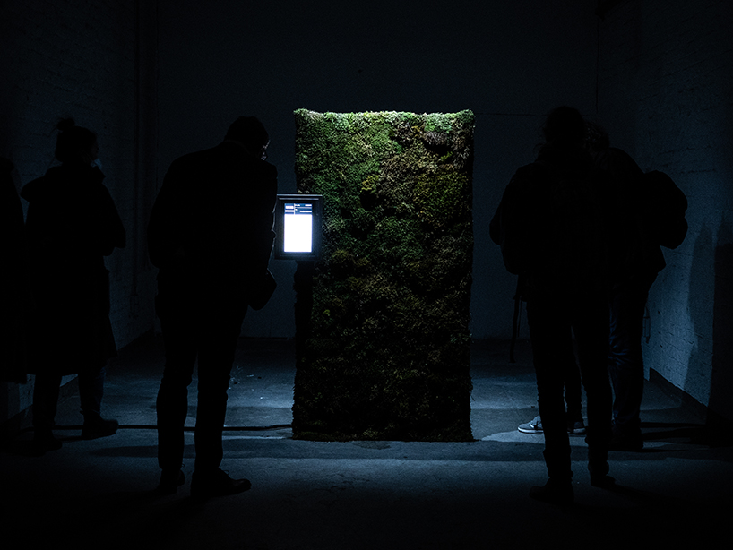 MOSS kinetic sound sculpture breathes and pulsates driven by global air quality data
