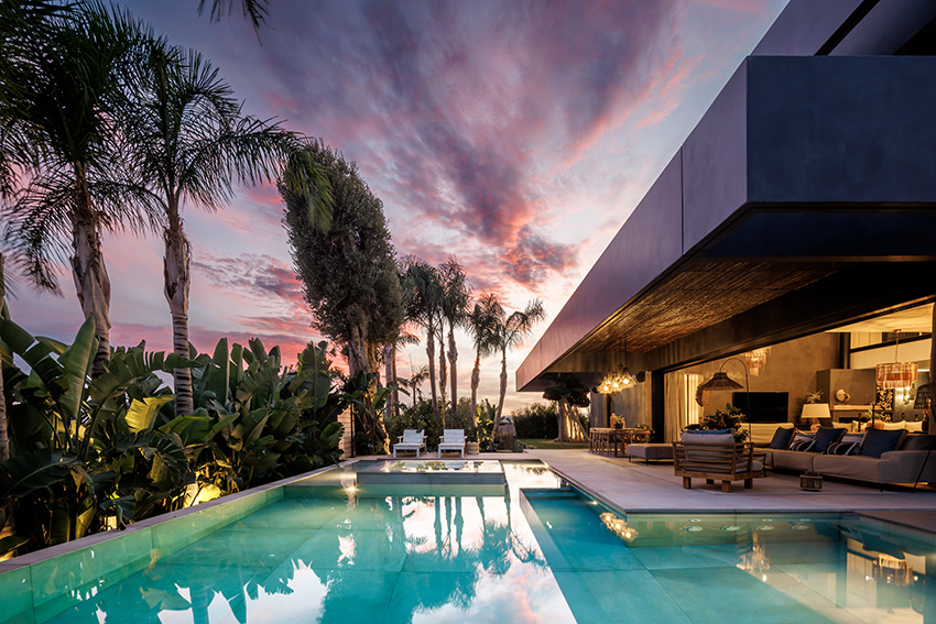 ascoz arquitectura engulfs residence 321 in exotic greenery for asian-inspired oasis in valencian hillside