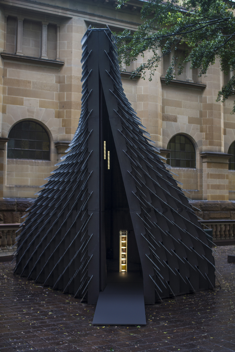 80Hz pavilion in sydney by thomas wing-evans turns paintings into music
