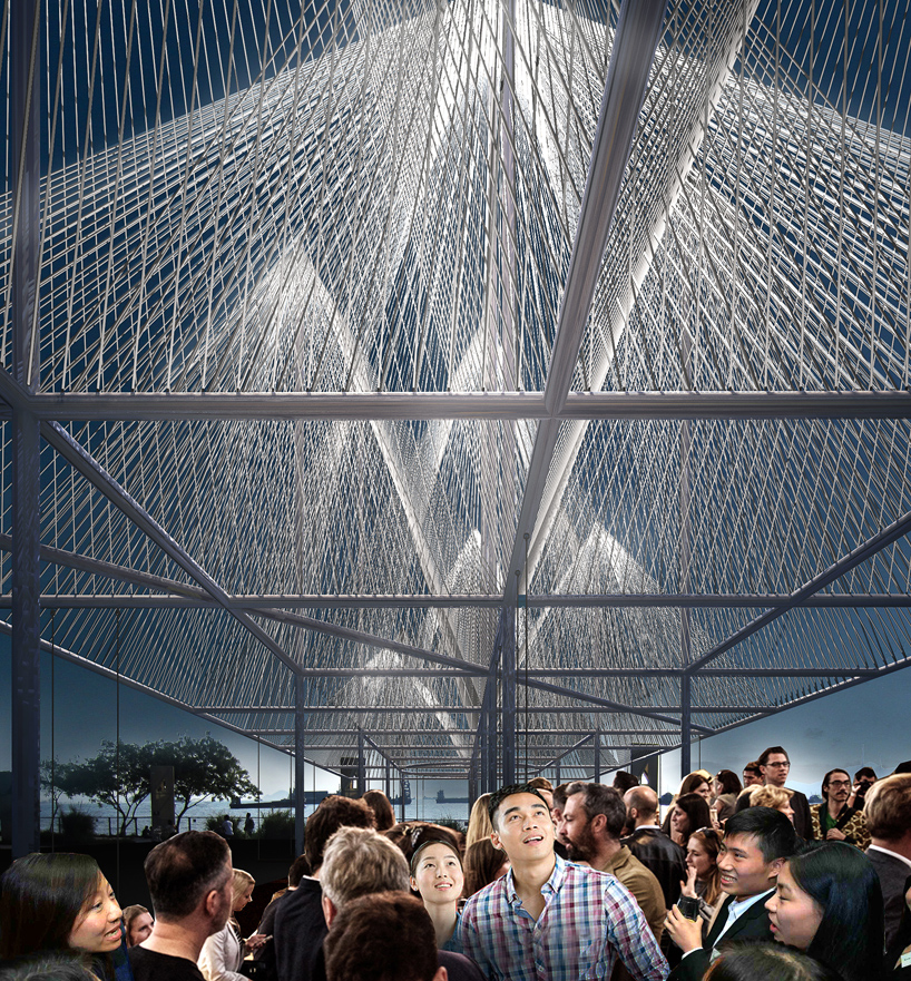 studio kota's 18 peaks pavilion reflects hong kong's mountainous terrain