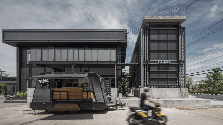 sake architects turns an old building in buriram into a thriving café space for locals