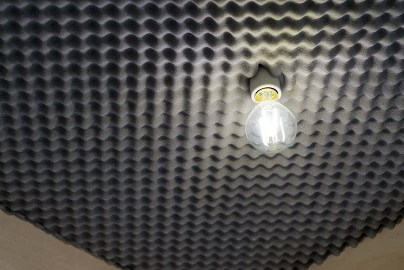 +tic's skin store is a grid of urethane foam and plywood