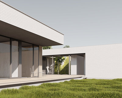 Toprojekt's Border House creates a buffer between living space and a busy street