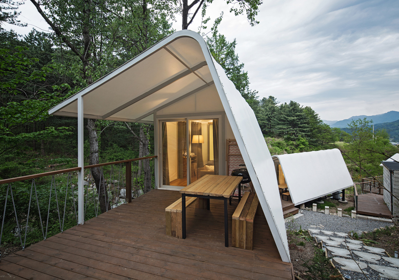 experience nature from archiworkshop's glamping site in ga-pyeong
