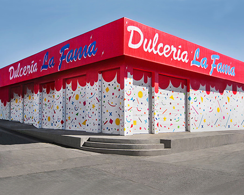 IHC updates dulceria la fama's brand + store façade in mexico