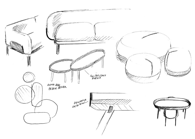 iratzoki lizaso egon lounge collection alki designboom