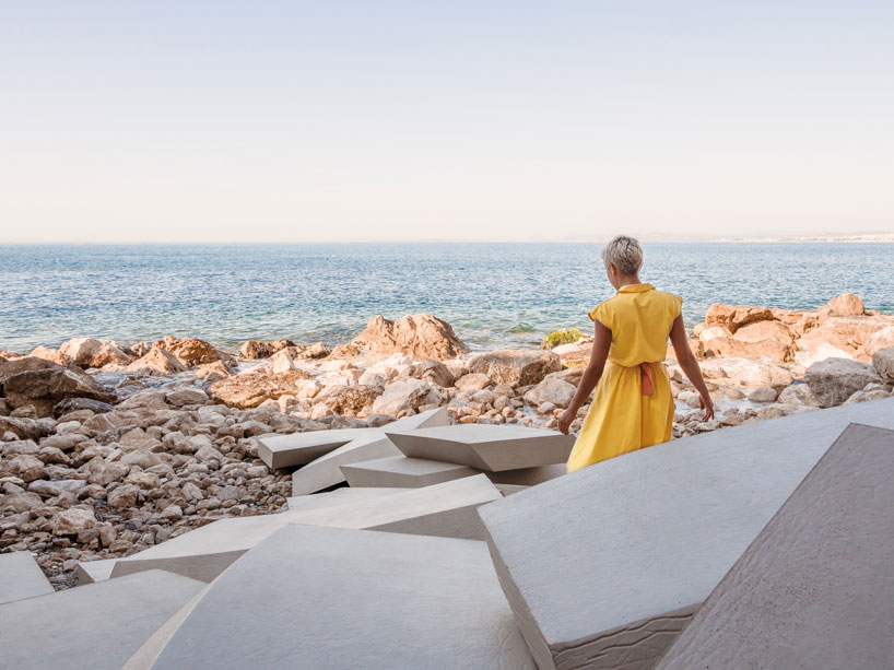 smarin installs 85 concrete lookalike floating devices at cannes' beach