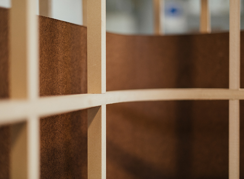 the andes house creates room dividers with composite wooden boards the andes house proyecto ensamble cholguan designboom