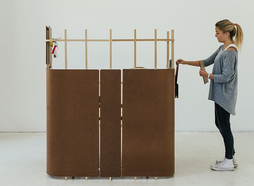 the andes house creates room dividers with composite wooden boards the andes house proyecto ensamble cholguan designboom