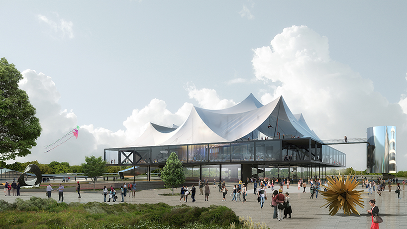 clement blanchet architecture designs contemporary circus for paris metropolitan area
