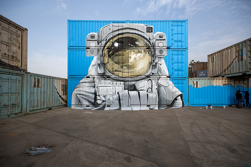 nevercrew see see beyond st art festival new delhi designboom