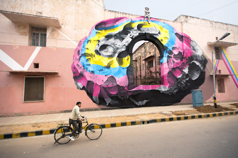 nevercrew see see beyond st art festival new delhi designboom