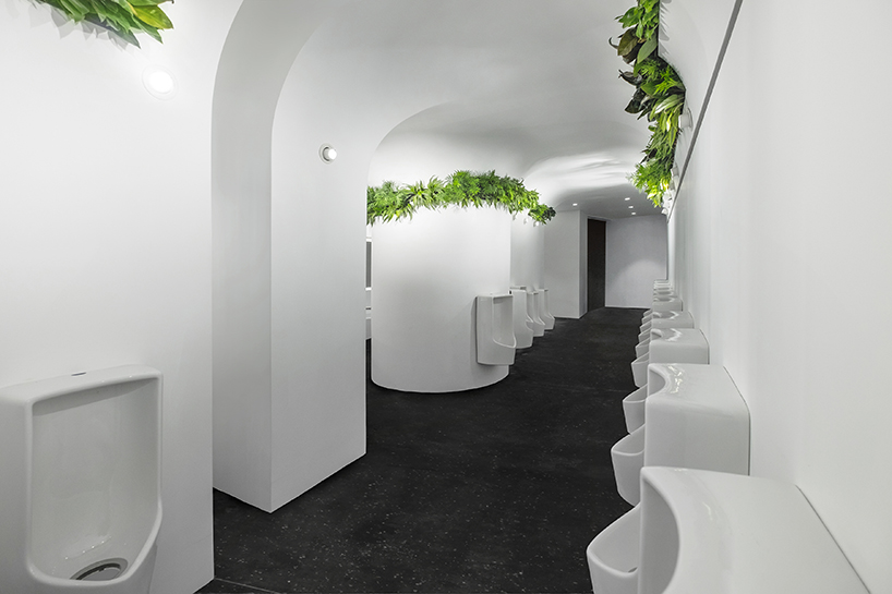 ida & billy design sustainable washrooms for mix-use complex in guangzhou