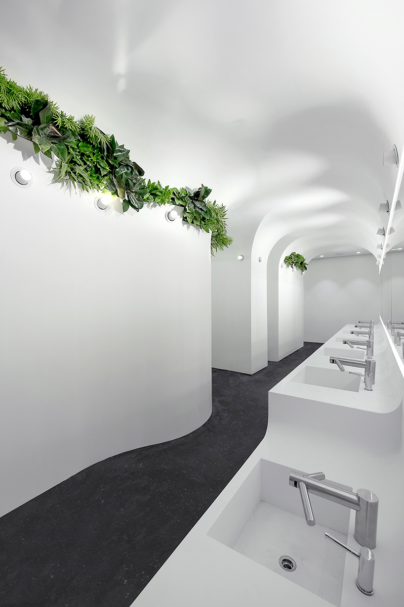 ida & billy design sustainable washrooms for mix-use complex in guangzhou