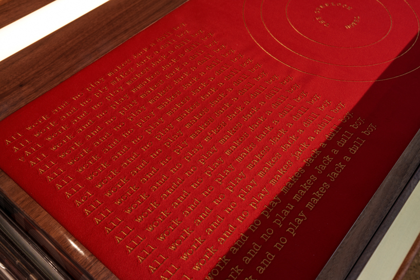 an analog hi-fi console translates stanley kubrick’s the shining into domestic furniture