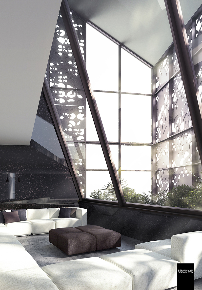 ferminnan + spagnoletta architects propose kaleydoscope skyscraper hotel in berlin ferminnan + spagnoletta architects kaleydoscope hotel skyscraper berlin designboom