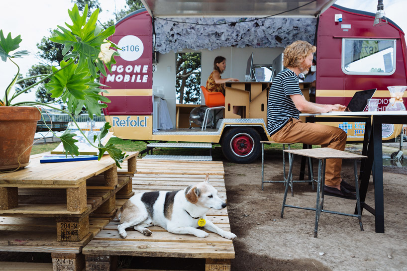 Studio106 Transforms A Retro Caravan Into A Mobile Office