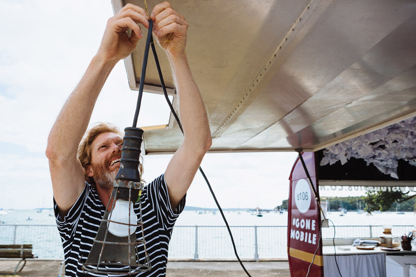 studio106 gone mobile caravan office designboom