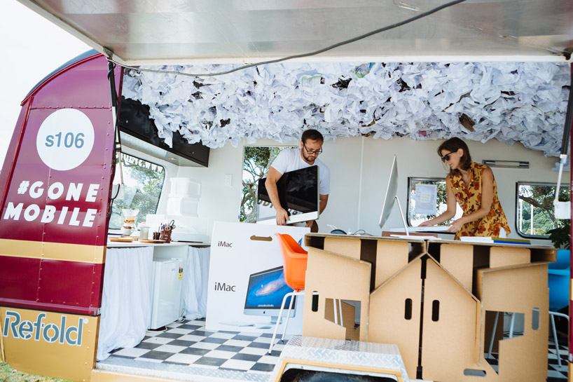 Studio106 Transforms A Retro Caravan Into A Mobile Office