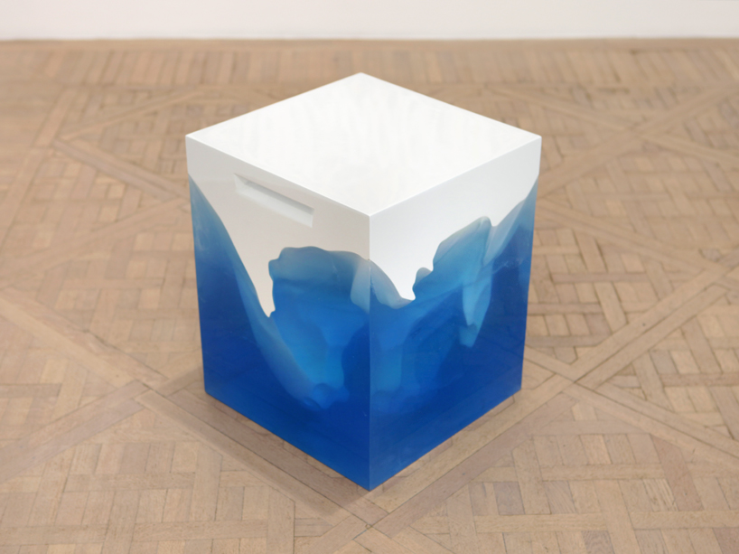 iceberg harow stool side table designboom