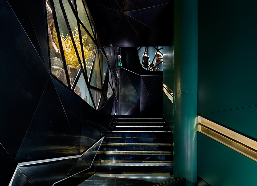 S5 design creates a moody punk interior for barber shop in wuxi, china