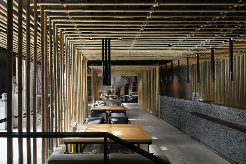 minggu design bamboo's eatery china designboom