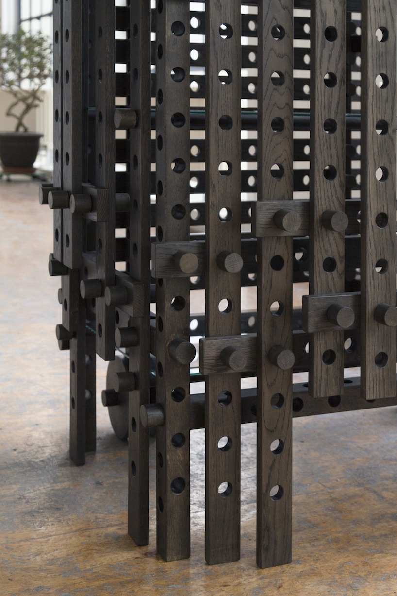  shigeki yamamoto's play cabinet lets you rearrange its parts as you wish designboom