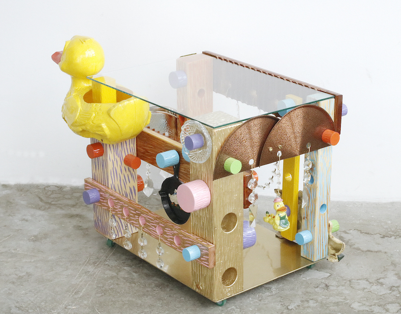 reused toys and roadside finds shape shigeki yamamoto's tables at dutch design week 2024