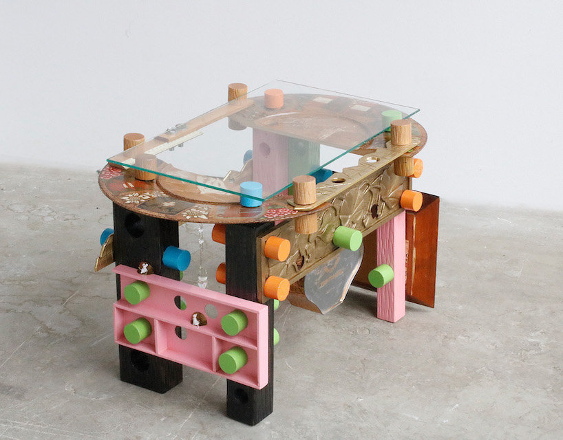 reused toys and roadside finds shape shigeki yamamoto's tables at dutch design week 2024