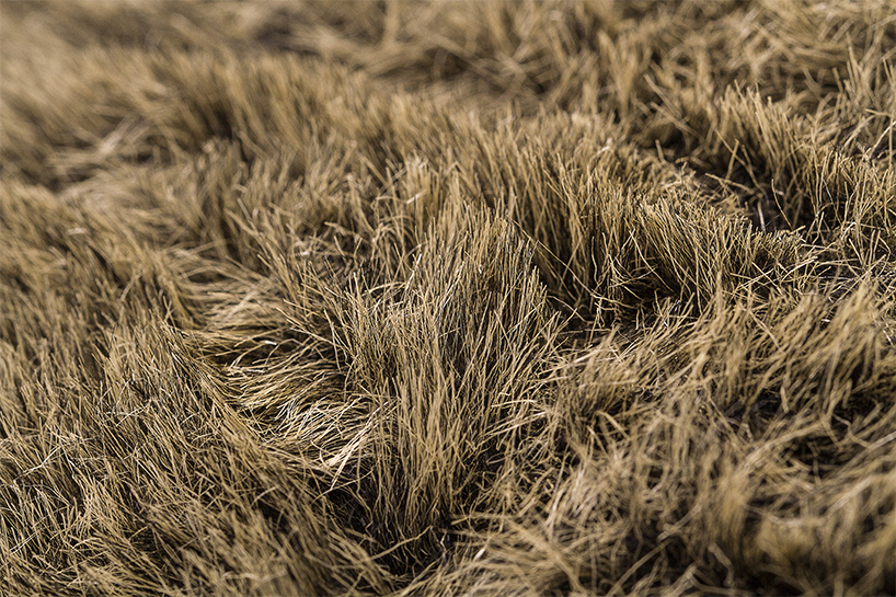 tiago curioni black sheep chair artificial fur designboom