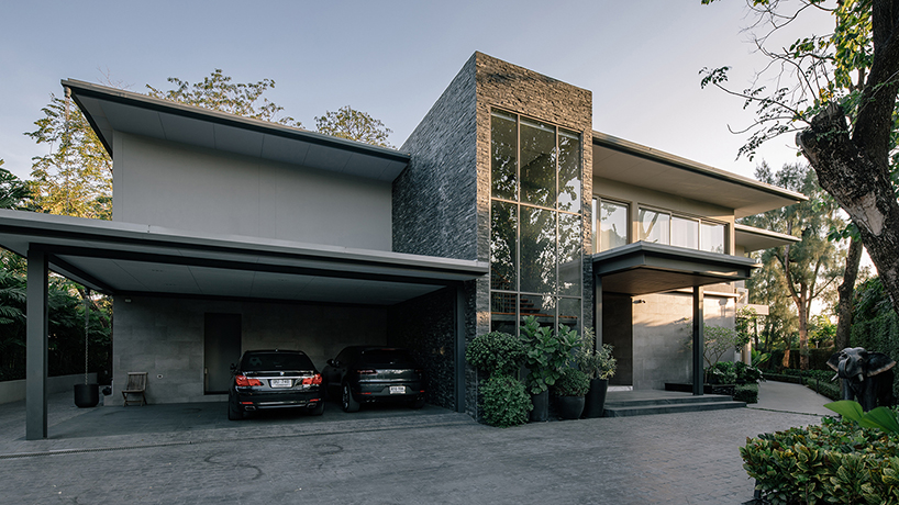 private house in bangkok by alkhemist architects draws from mid-century southern california style