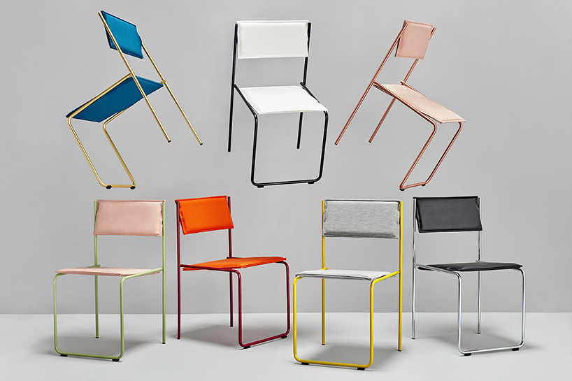 trampolín by cuatro cuatros pays homage to bauhaus chairs
