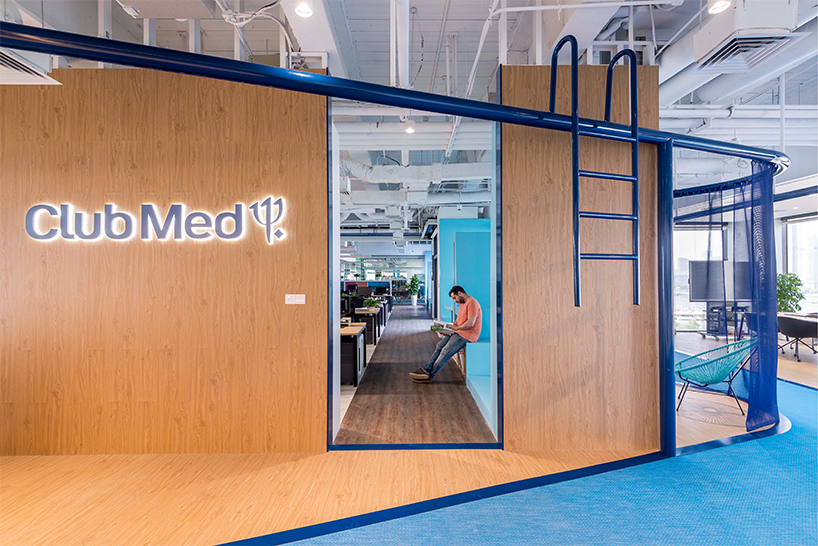 diego fuertes + 100architects complete underwater-themed club-med headquarters in shanghai