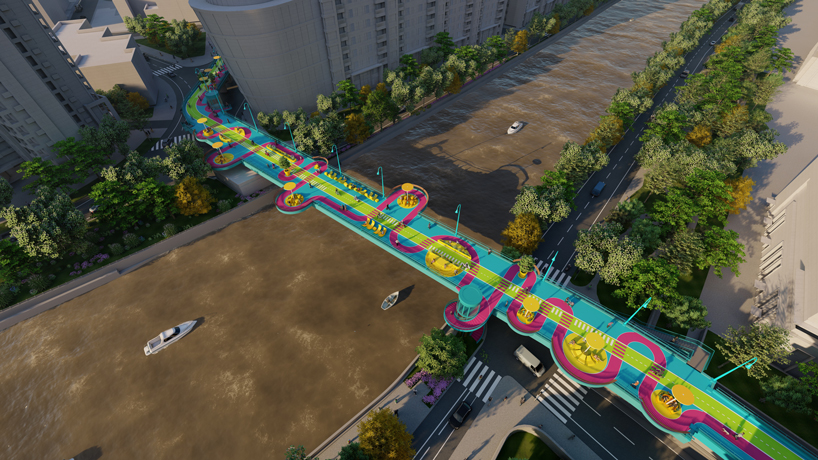 urban pedestrian walkway design